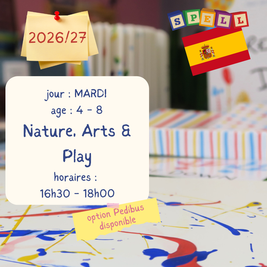 Tuesday - 90 minute Nature, Arts & Play - Spanish - (2026-2027)