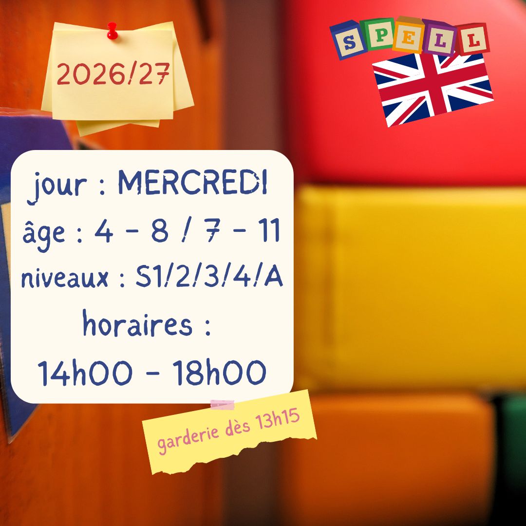 Wednesday- PM - 4 Hour Creative Class - English - (2026-2027)