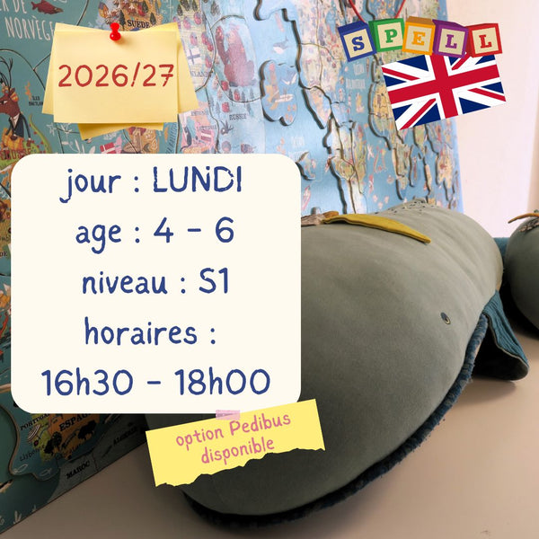 Monday - 90 Minute Creative Class - English- Stage 1 (2026-2027)