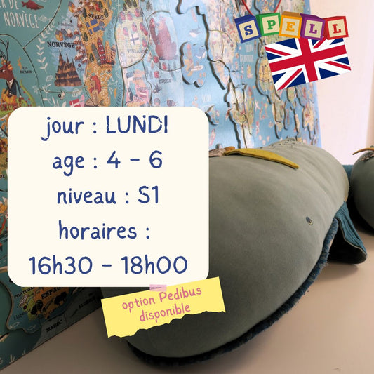 Monday - 90 Minute Creative Class - English- Stage 1