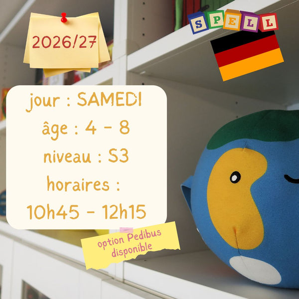 Saturday - 90 Minute Creative Class - German - (2026-2027)