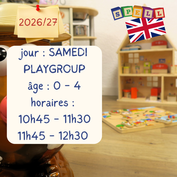Saturday - Playgroup - English - (2026-2027)
