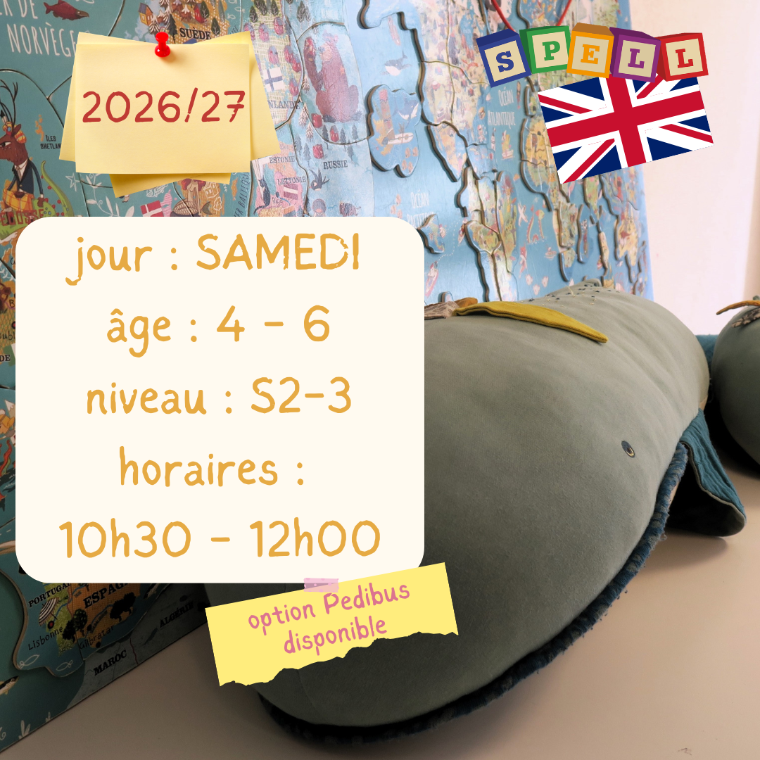 Saturday - 90 Minute Creative Class - English - (2026-2027)