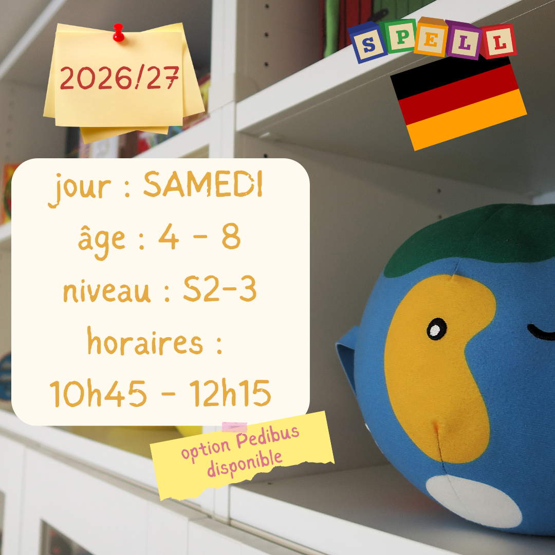 Saturday - 90 Minute Creative Class - German - (2026-2027)