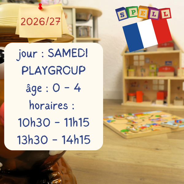 Saturday - Playgroup - French - (2026-2027)