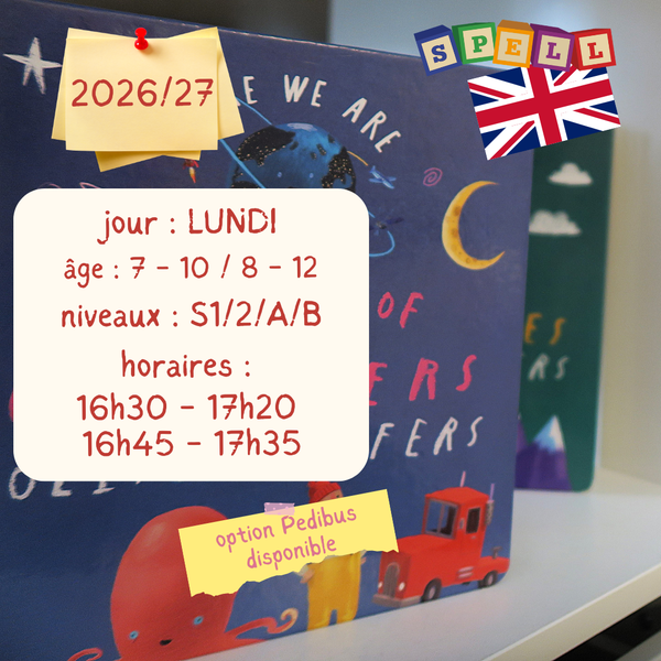 Monday - 50 Minute Fun Class - English - (2026-2027)