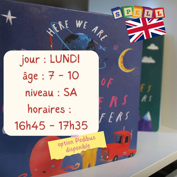 Monday - 50 Minute Fun Class - English- Stage Advanced