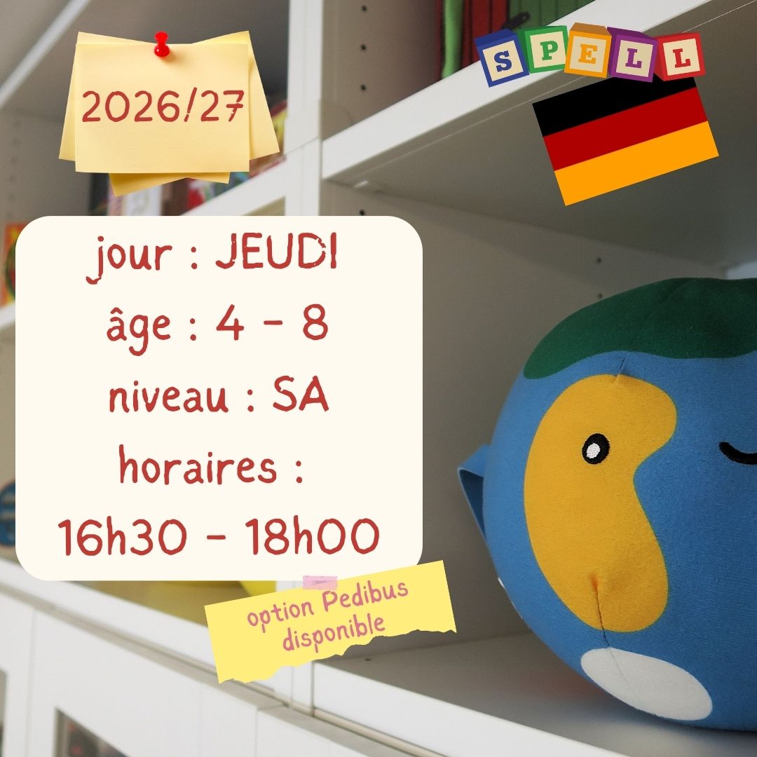 Thursday - 90 Minute Creative Class - German - (2026-2027)