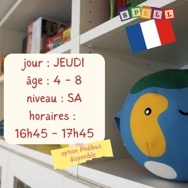 Thursday - 60 Minute Creative Class - French- Stage Advanced