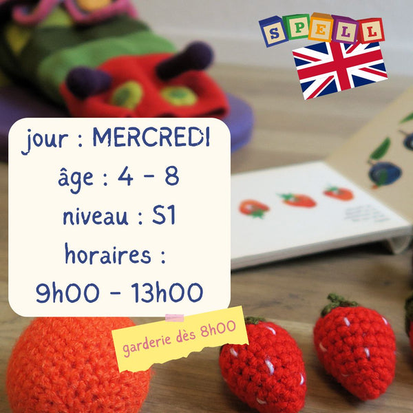 Wednesday - 4 Hour Creative Class - English- Stage 1 - AM