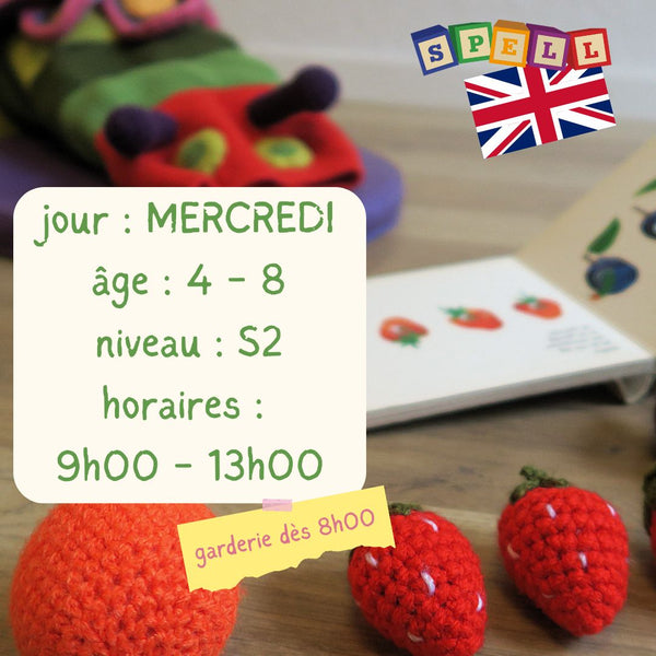 Wednesday - 4 Hour Creative Class - English- Stage 2 - AM